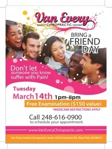 Chiropractor Royal Oak Bring A Friend Day