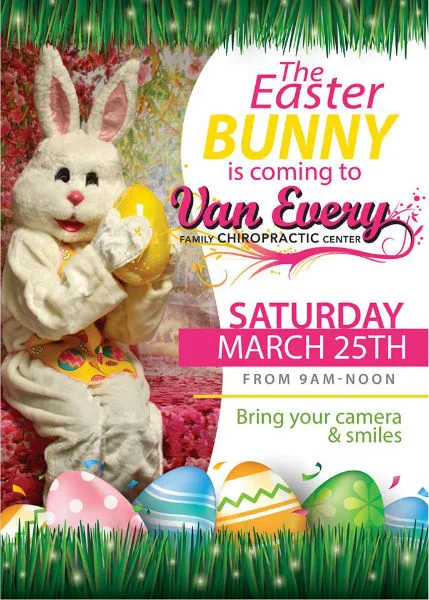Chiropractor Royal Oak 2017 Easter Bunny Visit