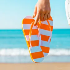 beach flip flops
